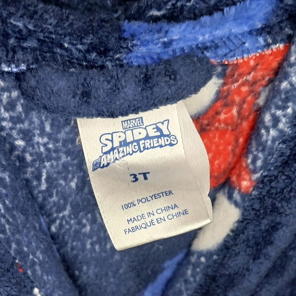 🛍 Children's Place Spider-Man Fleece Robe - Picture 3 of 3